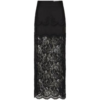 Paco Rabanne Lace Maxi Skirt