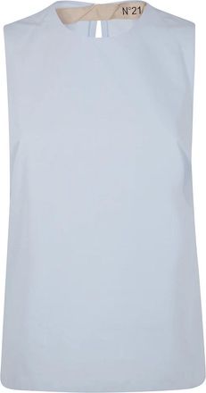 N°21 Mujer, Camisetas, Azul, Talla: M