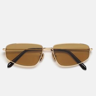 Retro Superfuture Sunglasses Isedra Mustard Fk5 Gold/Brown Unisex
