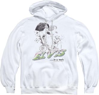 Gildan Elvis Presley Elvis Is A Verb Adult Pull Over Hoodie