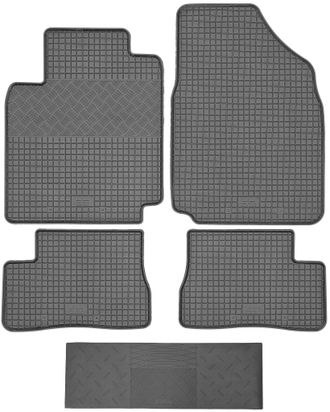 OEM Alfombrillas Rigum 901764 + Funda 900101 - Nissan Micra K12 Hatchback De 2003 A 2010. Sin Topes