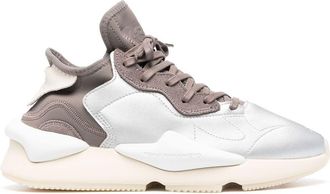 Yohji Yamamoto Kaiwa high-top sneakers - unisex - Fabric/Rubber/Fabric - 9.5 - Silver