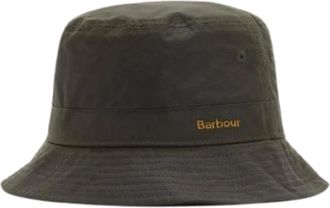 Barbour Belsay Wax Bucket Hoed - Dames - Hoeden - Groen - ONE Size - Katoen - Accessoires