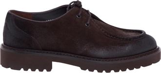Doucal's Commander Suede Derby - Heren - Veterschoenen - Bruin - 41 1/2 EU - Leer - Schoenen