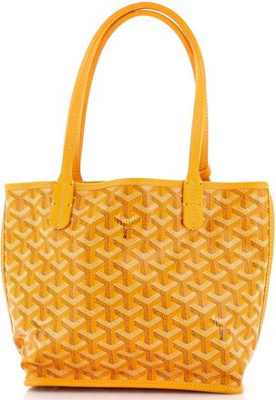 Goyard Anjou Reversible Tote Coated Canvas Mini
