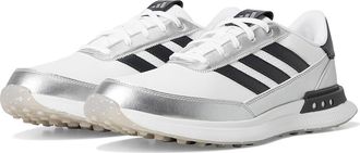 adidas Golf S2G 25 Leather Spikeless Golf Shoes Womens Golf Shoes Footwear White/Night Indigo/Grey Two : 8.5 B - Medium, Leather/Synthetic
