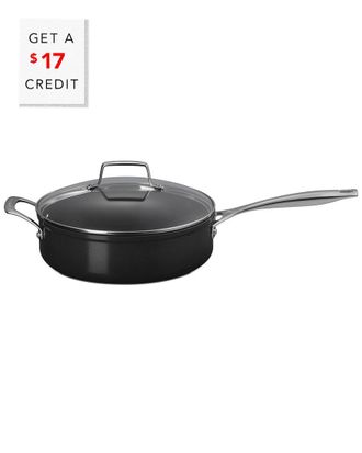 LE CREUSET 4.25Qt Saute Pan With Glass Lid With $17 Credit