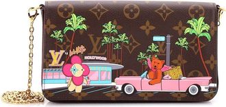 Louis Vuitton Felicie Pochette Limited Edition Vivienne Xmas Monogram Canvas (Authentic Pre-Loved)