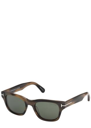 Tom Ford Caleb Square-frame Sunglasses - Brown Havana - One Size