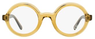 Moncler ML5194 Round Acetate Eyeglasses - Brown