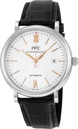 IWC Pre-owned IWC Portofino Automatic Silver-plated Dial Mens Watch IW356517