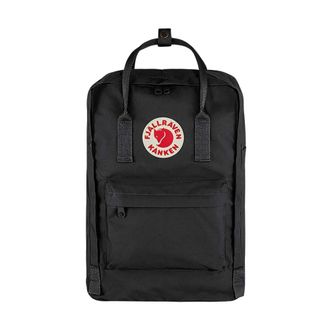 Fj&auml;llr&auml;ven K&aring;nken Laptop 15 - Heren - Tassen - Zwart - Maat: ONE Size Zijde