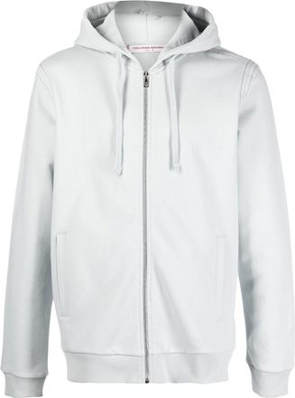 Orlebar Brown Mathers zip-up hoodie - men - Cotton/Polyamide/Elastane - S - Blue
