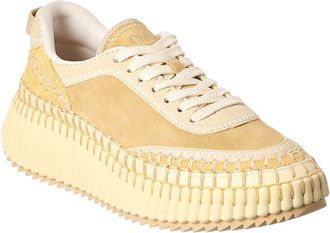 Chlo&eacute; Nama Leather & Suede Sneaker
