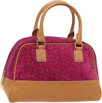 Celine Pre-owned Suede handbags - Dames - Vintage Handtas - Roze - ONE Size - Vintage
