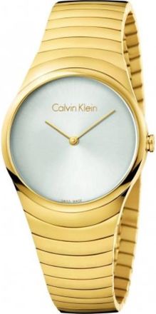 Calvin Klein Whirl Quartz Horloge - Dames - Horloges - Geel - ONE Size - Accessoires
