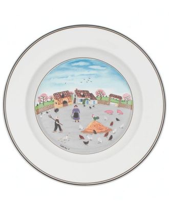 Villeroy & Boch Design Naif Country Yard Rim Soup Bowl