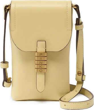 Pinko Borsa a tracolla con logo - Giallo