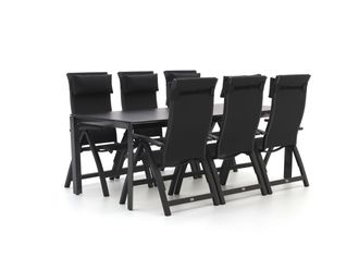 Bellagio la vita attrattiva Bellagio Fermo/Sestino 220cm dining tuinset 7-delig verstelbaar
