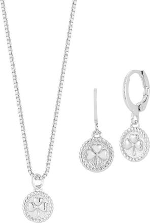 Sphera Milano Plated Necklace/Earring Set
