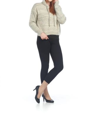 Papillon Hooded Pullover Sweater In Multi