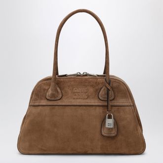 Miu Miu Medium Vivant bag in cocoa suede leather