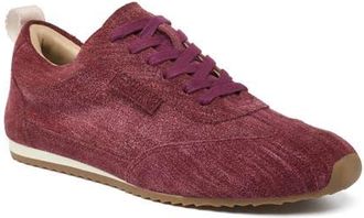 J/Slides Paige Leather Sneaker in Dark Red at Nordstrom, Size 8.5