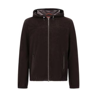 Herno Capra Jacket - Heren - Sweatshirts & Hoodies - Bruin - Maat: XL Su&egrave;de
