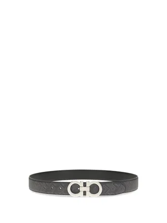 Ferragamo Gancini Belt - Gray