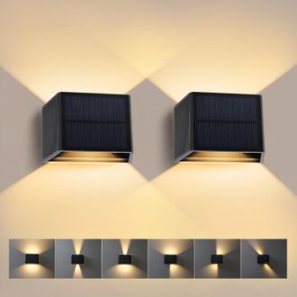 OEM Luces Solares Para Exteriores, Apliques Solares De Pared Para Exteriores De 3000k, L&aacute;mparas Solares