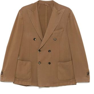 Dell'Oglio Blazer in lana - Marrone