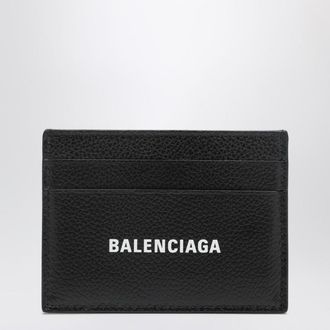 Balenciaga Cash black card holder in grained leather