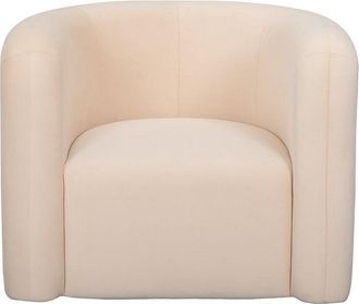 TOV Furniture Tov Furniture Curves Velvet Swivel Accent Chair