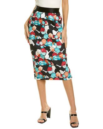 Gracia Printed Pencil Skirt