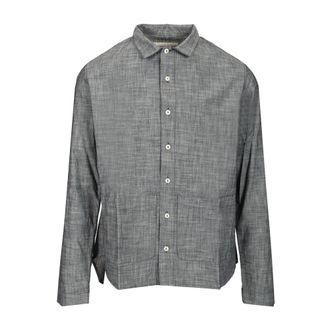 Original Vintage Raul Shirt - Heren - Casual Overhemden - Grijs - L - Katoen - Overhemden