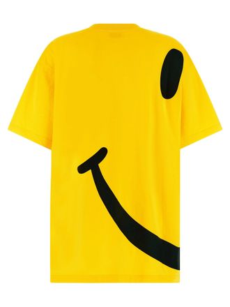 Moschino Smiley Logo-Print T-shirt - Yellow