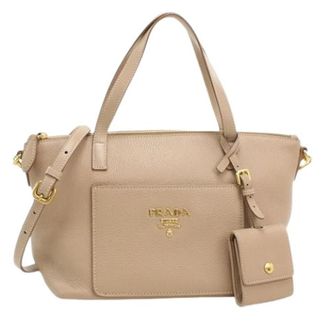 Prada Pre-owned Vintage Handtas - Dames - Vintage Handtas - Beige - ONE Size - Leer - Vintage