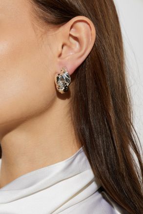 Bottega Veneta Silver Earrings, Womens, Silver