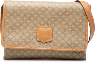 Celine Pre-owned Celine Macadam Coated Canvas Crossbody IF628GMDBANTCLSG