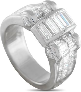Luxury Bazaar Platinum 2.75ct Diamond Ring MF06-011626