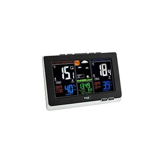 TFA Tfa - Dostmann 35.1129.01 Estaci&oacute;n Meteorol&oacute;gica Digital Negro Bater&iacute;a