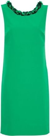 P.A.R.O.S.H. sequin-embellished column dress - women - Polyester/PVC/Elastane/glass - M - Green