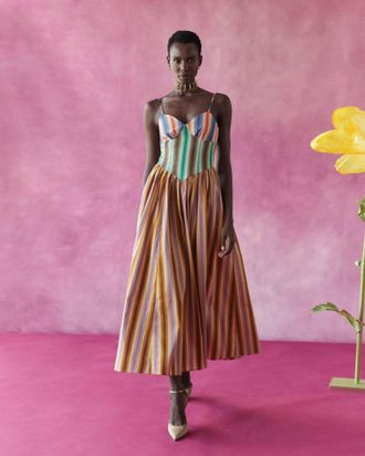 Celia B Duku Midi Dress In Multi
