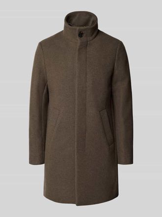 Matinique Mantel mit Stehkragen Modell Harvey in Mittelbraun, Gr&ouml;&szlig;e XL