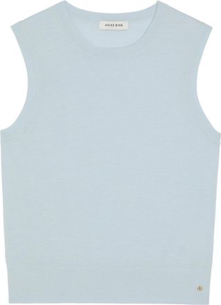 Anine Bing Moni Wool and Cashmere-blend Tank top - Light Blue - S (UK8-10 / S)