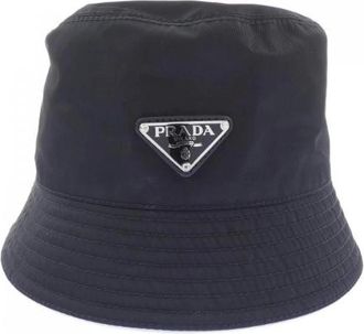 Prada Pre-owned 2Hc137 2Dmi Cappello - - Pre-owned - Donna - Nero - ONE SIZE