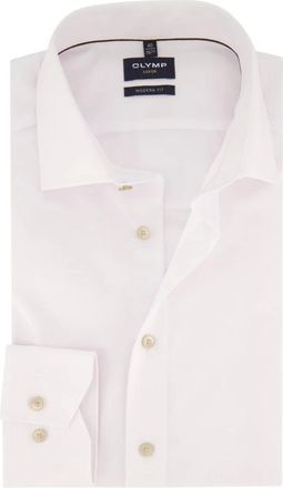 Olymp Olymp, Heren, Overhemden, Wit, Maat: 3XL Katoen