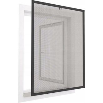 Easy Life Easy-life Mosquitera Okno Alu Mosquitera Antracita 130x150 Cm