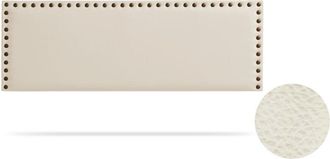 Moonia Moonia - Cabecero Tapizado modena Polipiel 100x55x8 cm - blanco roto