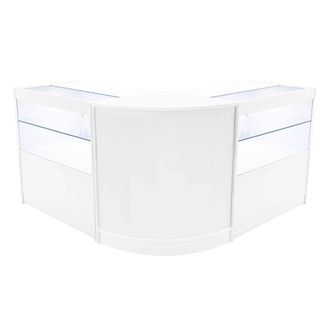 MonsterShop Selene LED Shop Counter Set CM60 & 2 x C900 - White